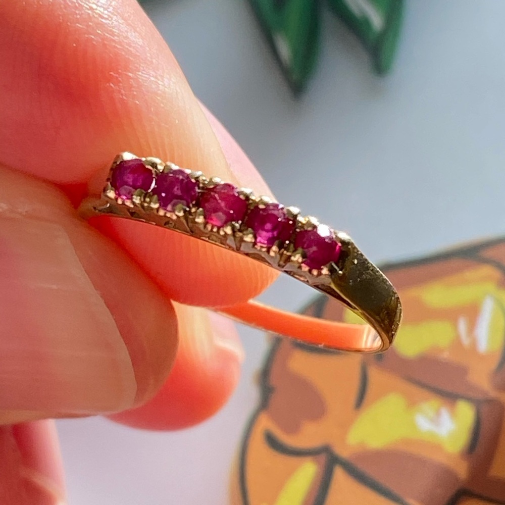 14k gold ruby ring - Picture 7 of 7